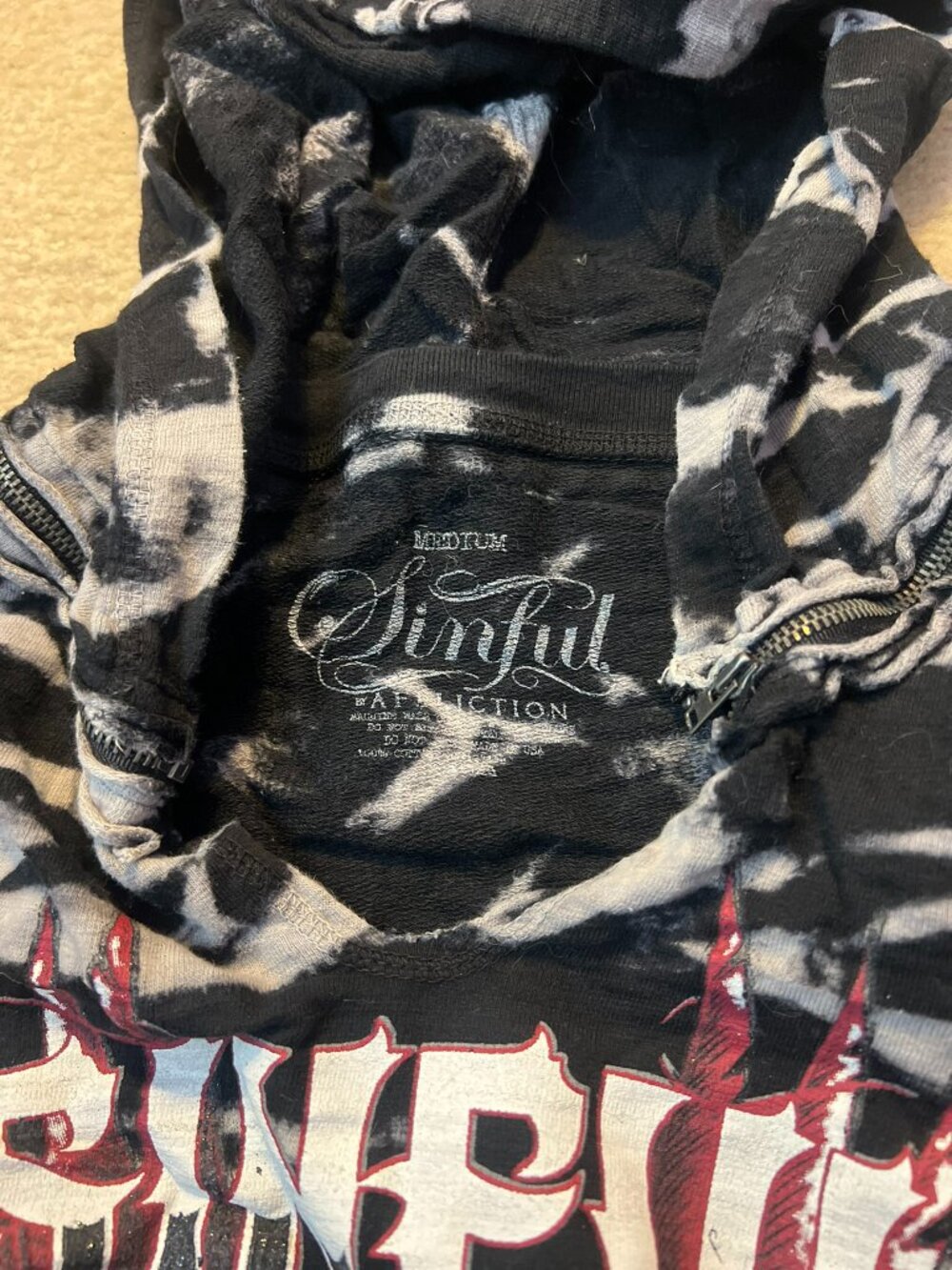 Sinful Affliction Hoodie - Picture 5 of 6